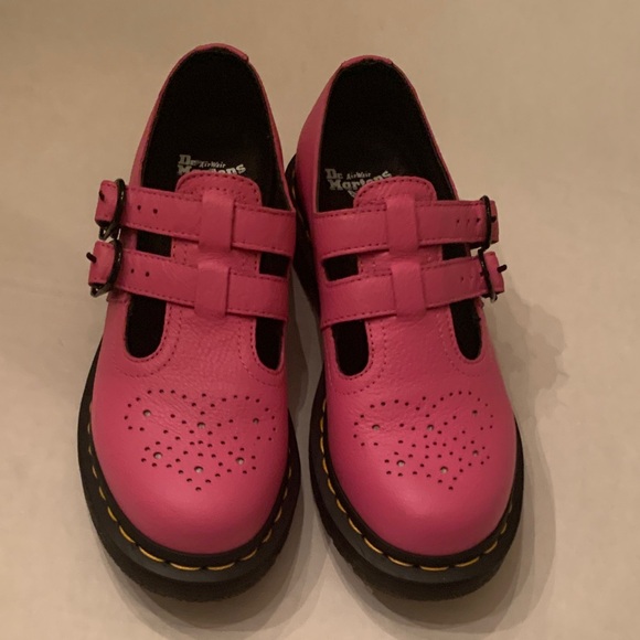 Dr. Martens Shoes - New no box Doc Dr. Martens Pink double strap so cute Shoes for Women size 6 USA